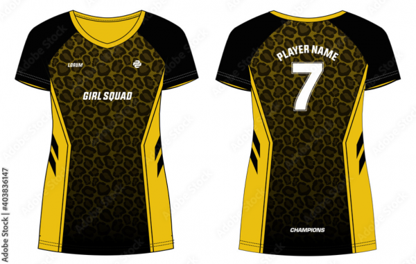 Jersey dengan ilustrasi binatang buas